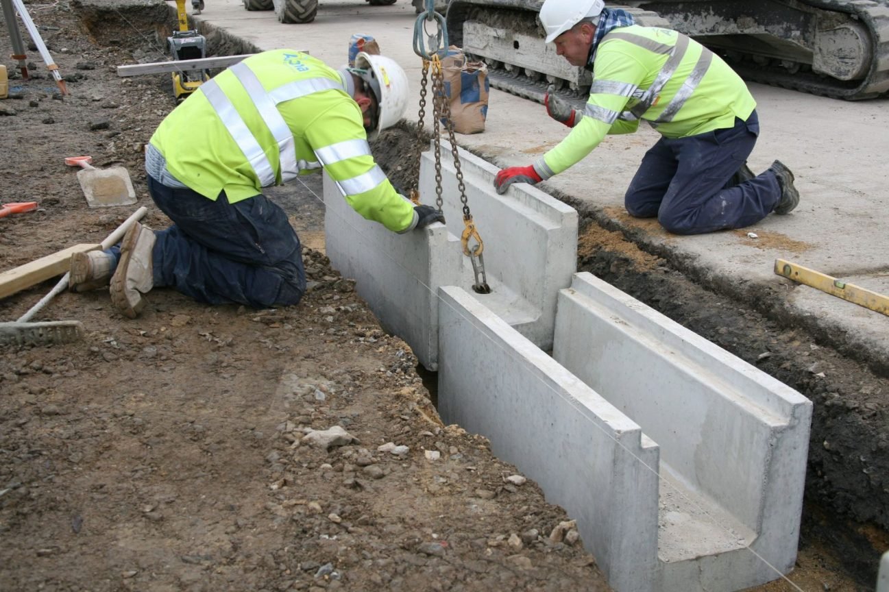 concrete drainage wastewater installation process in whangarei